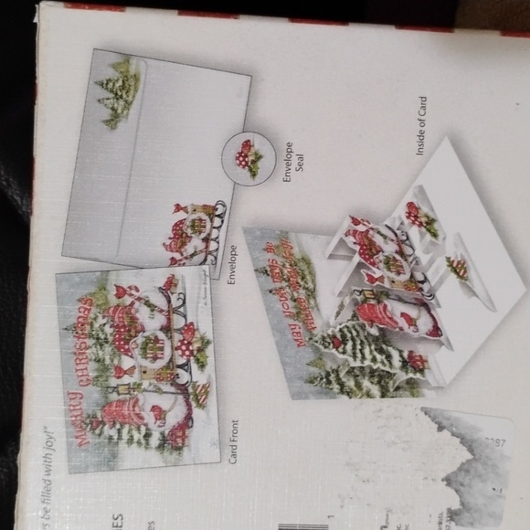 POP UP (8) HOLIDAY GNOMES CHRISTMAS CARDS by SUSAN WINGET - Picture 9 of 9